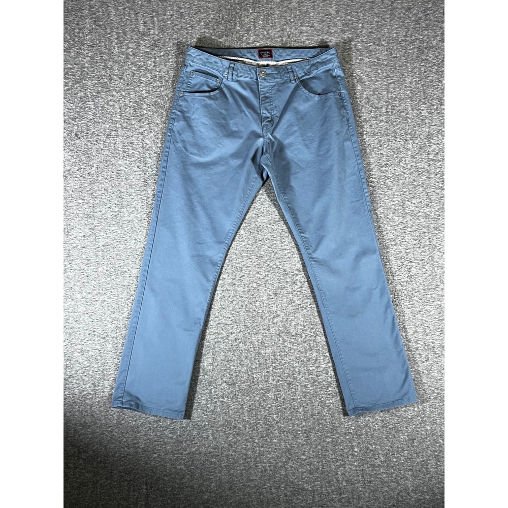 UNTUCKit Mens Relaxed‎ Fit Chino Pants Slate Blue Cotton  W36 L34